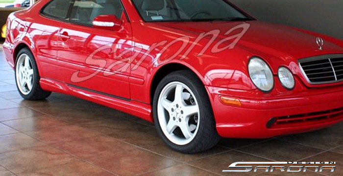 Custom Mercedes CLK Side Skirts  Coupe & Convertible (1998 - 2002) - $450.00 (Part #MB-021-SS)